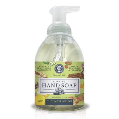 FOAMING HAND SOAP 10 ounces - CUCUMBER MELON
