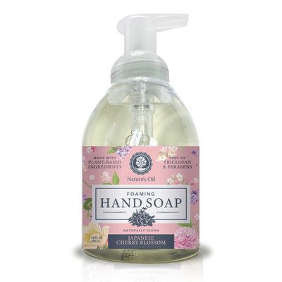 FOAMING HAND SOAP 10 ounces - JAPANESE CHERRY BLOSSOM
