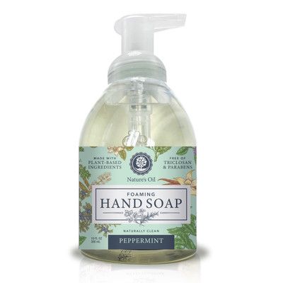 FOAMING HAND SOAP 10 ounces - PEPPERMINT