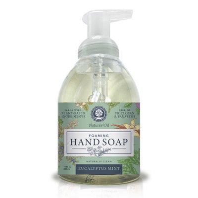 FOAMING HAND SOAP 10 ounces - EUCALYPTUS MINT
