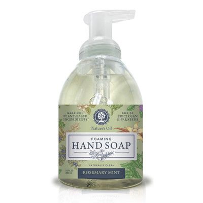 FOAMING HAND SOAP 10 ounces - ROSEMARY MINT