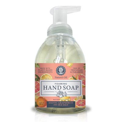 FOAMING HAND SOAP 10 ounces - EXOCTIC GRAPEFRUIT &amp; SEA SALT