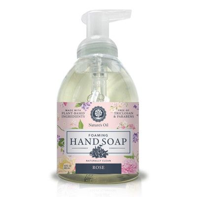 FOAMING HAND SOAP 10 ounces - ROSE