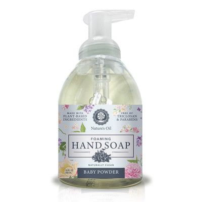 FOAMING HAND SOAP 10 ounces - BABY POWDER