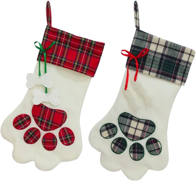 CHRISTMAS STOCKING - PET PAWPRINT