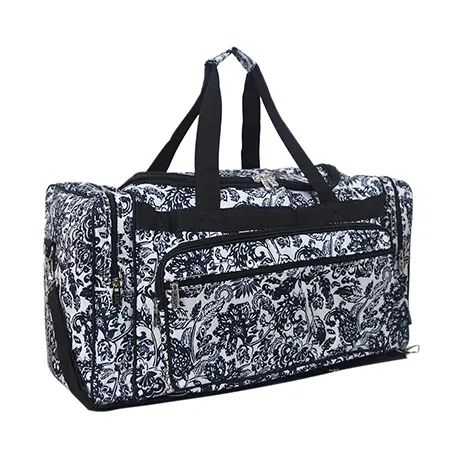 Pastel Floral NGIL Canvas 23&quot; Duffle Bag - DAMASK