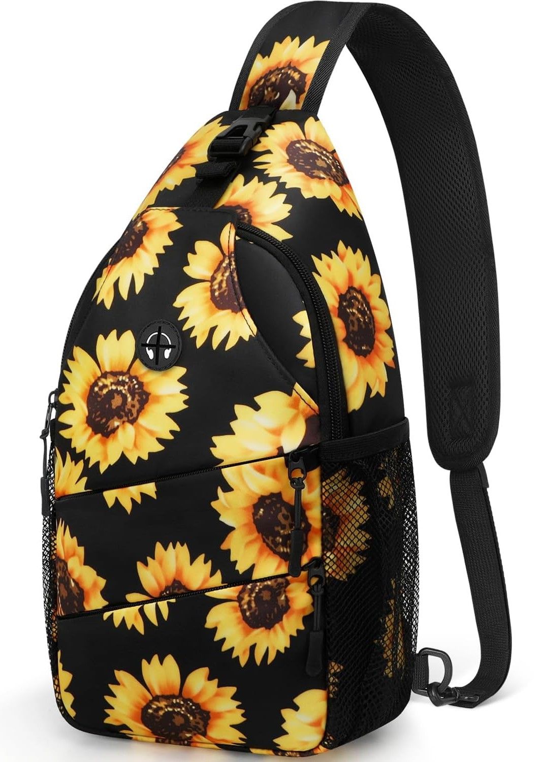 Sling Bag with convertible shoulder strap - SUNFLOWER