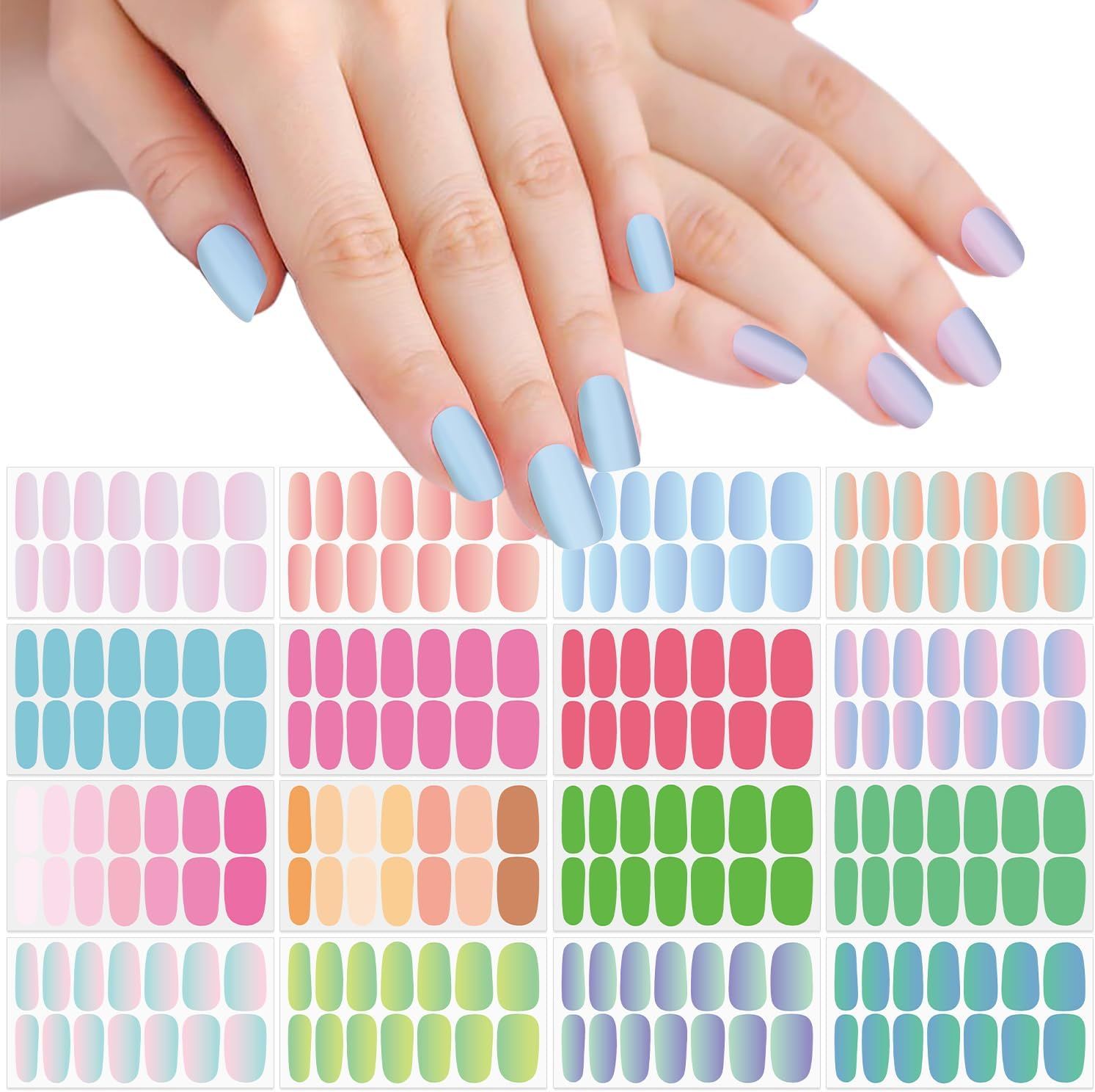 SOLID COLORS SET- 16 SETS  LIGHT COLOR/MERMAID COLLECTION