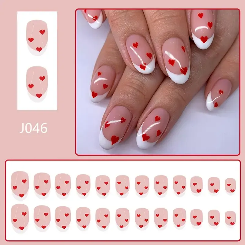 VALENTINE&#39;S DAY NAILWRAPS - HERE&#39;S MY HEART