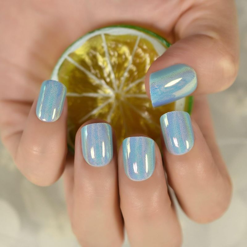 PRESS ON NAILS - BLUE LUSCIOUS