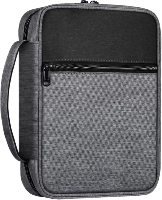 Bible Cover -BLACK and GRAY