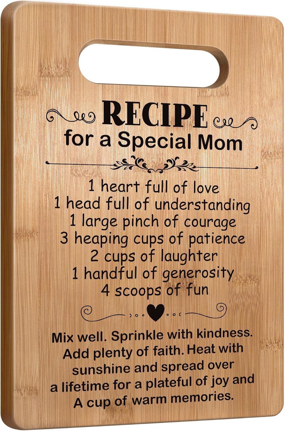 CUTTING BOARD - RECIPE FOR A SPECIAL MOM