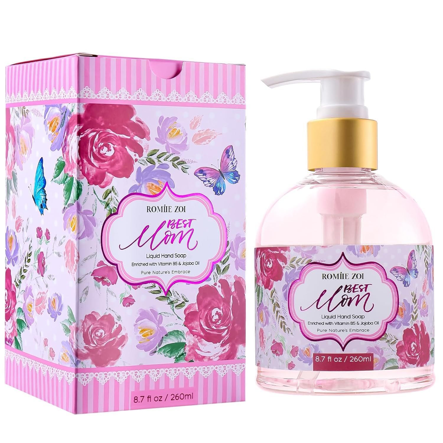 MINI LIQUID HAND SOAP - 8.7 fl oz. - ROSE SCENT