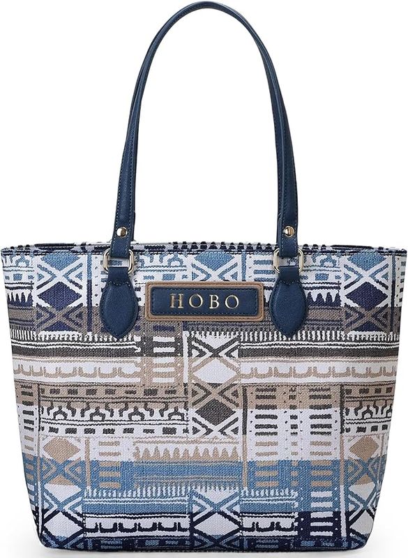 NYLON TOTE STYLE BAG - NAVY HOBO