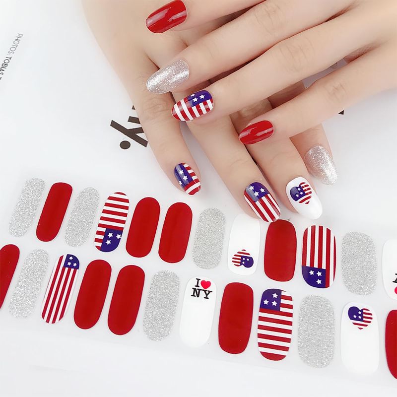 NAIL WRAPS - YANKEE DOODLE GAL