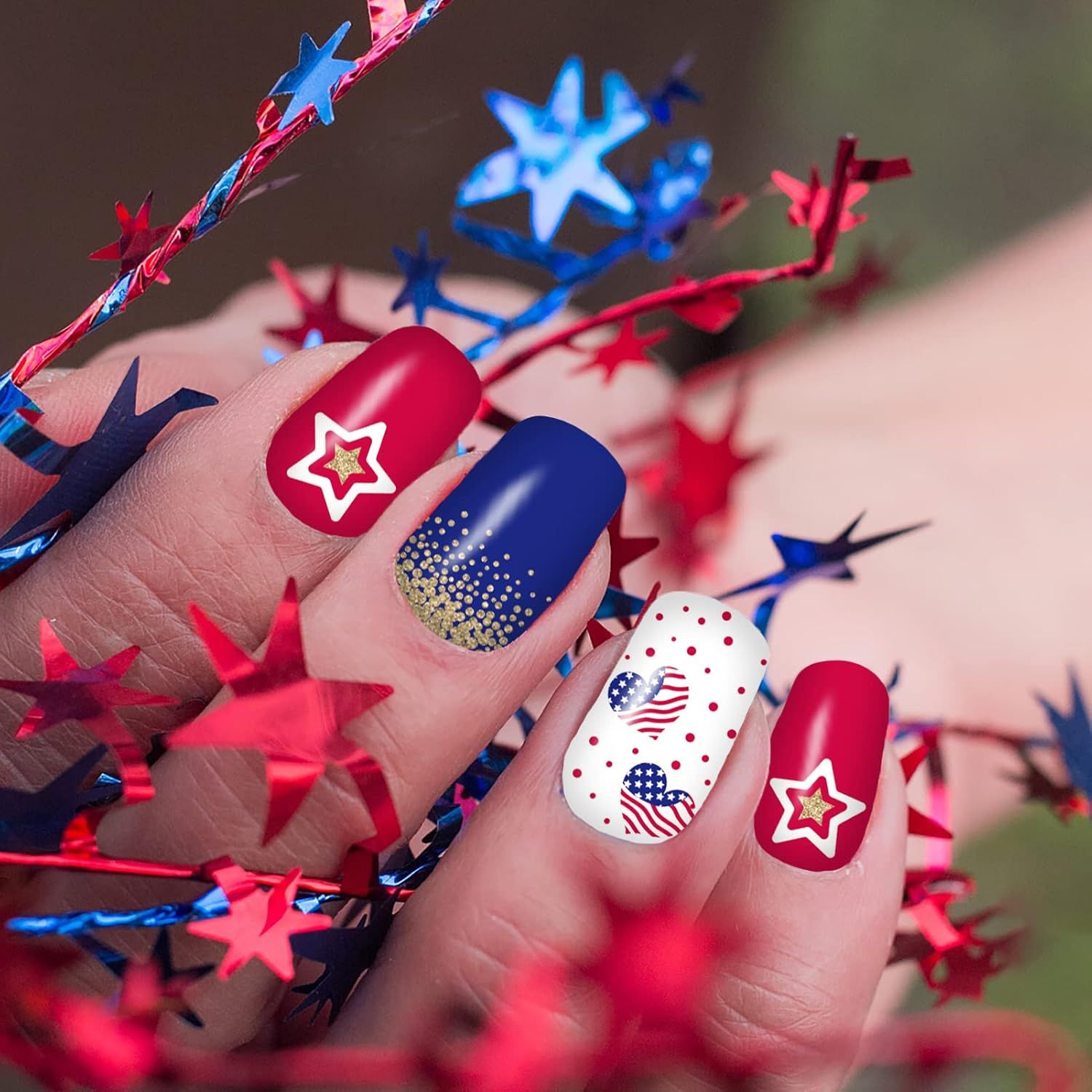 NAIL WRAPS - STAR SPANGLER