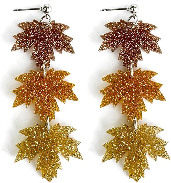 Maple Leaf Trio Earrings