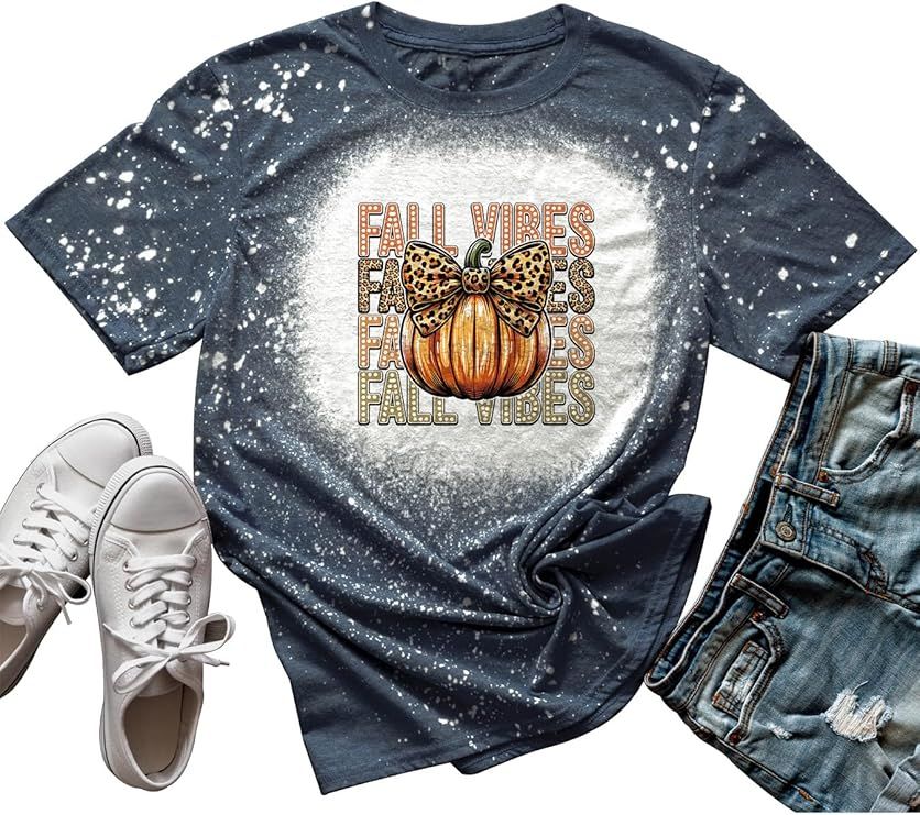 GRAPHIC TEE - FALL VIBES - NAVY