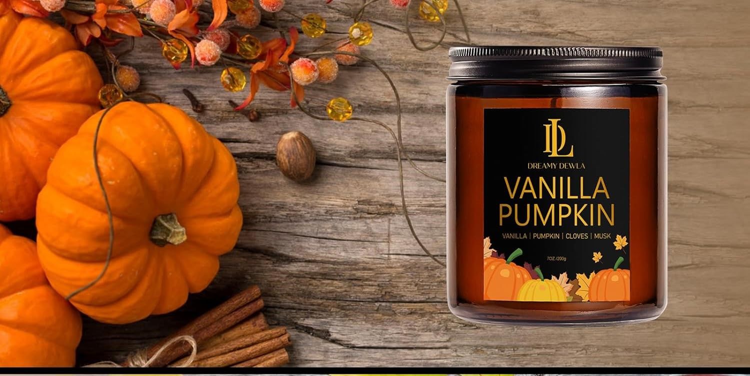 SPECIALTY CANDLE -VANILLA PUMPKIN
