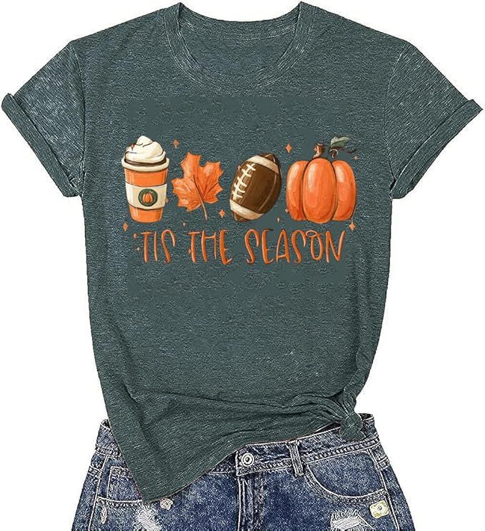 GRAPHIC TEE -TIS tHE SEASON- DARK GREEN