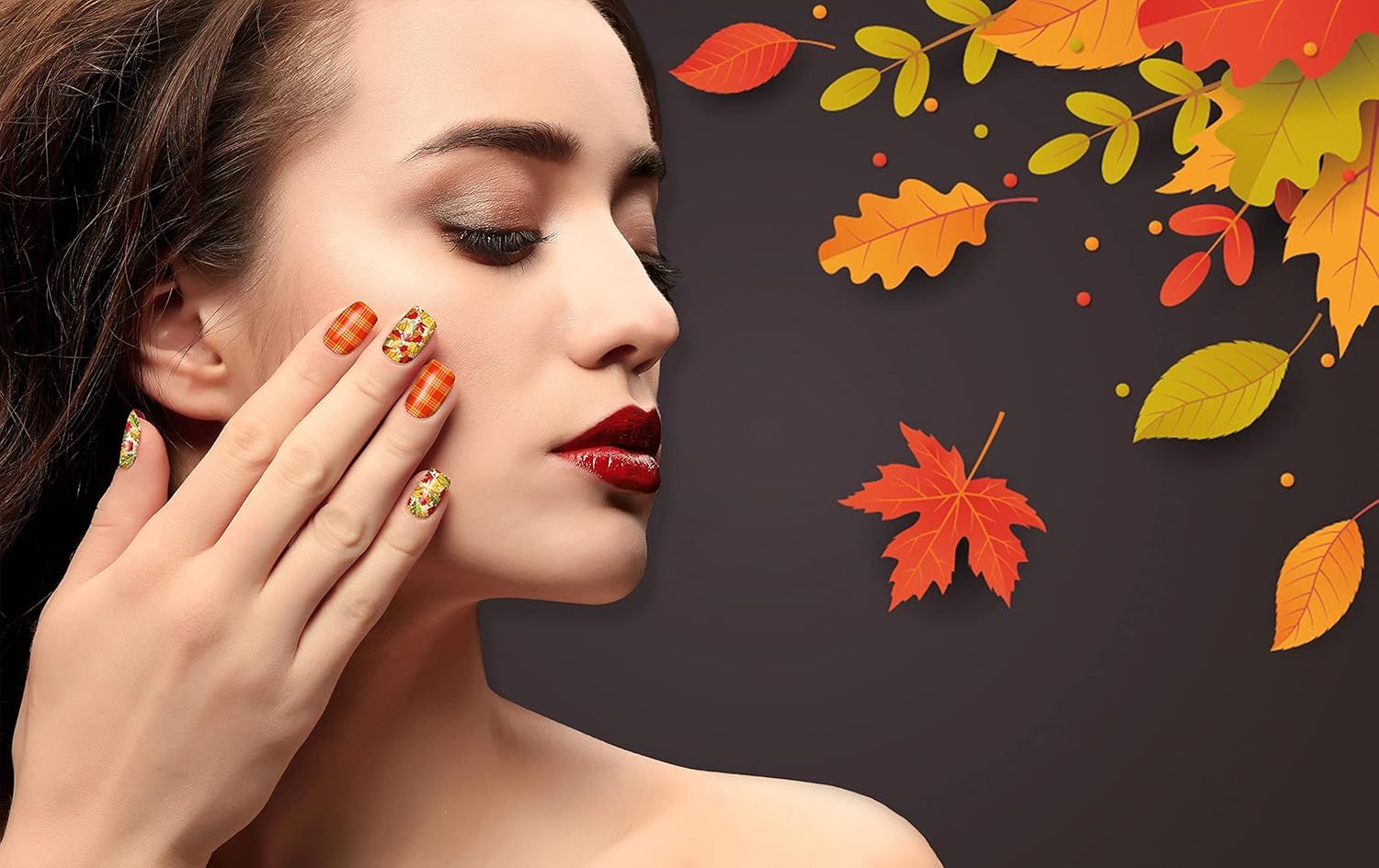 FALL NAIL WRAPS - MIXED SPLENDOR