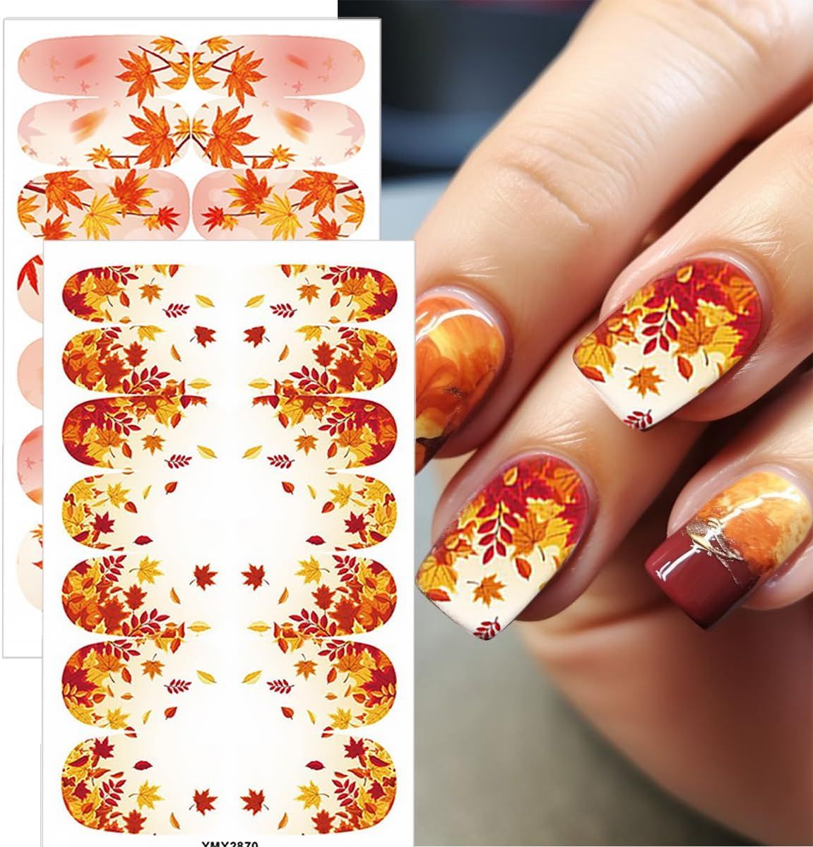 FALL NAIL WRAPS - COLOR EXPLOSION