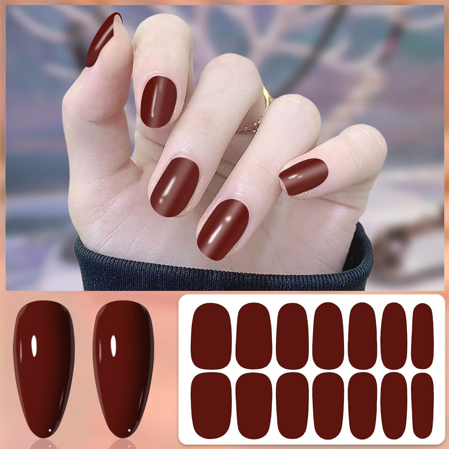 SOLID COLORS - MAHOGANY