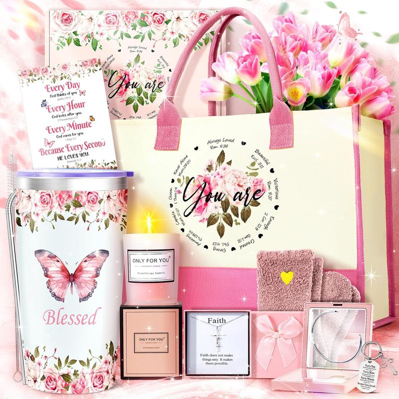 FAITH GIFT BASKET -  9 PIECES FOR VARIOUS OCCASIONS