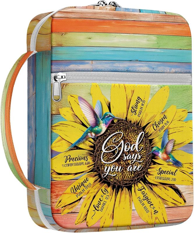 Bible Cover - SUNFLOWER PATTERN - MULTICOLOR