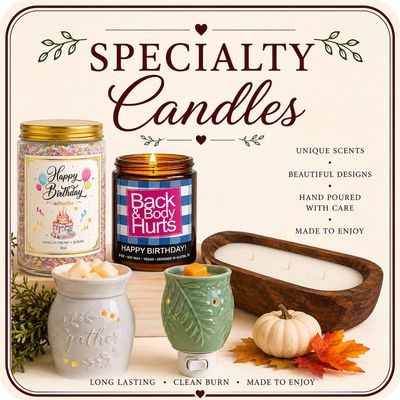 SPECIALTY CANDLES