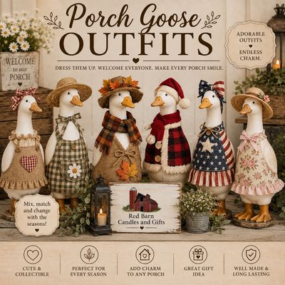 PORCH GOOSE OUTFITS