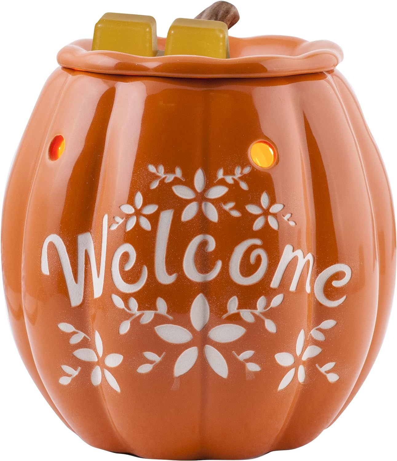 WELCOME PUMPKIN WAX WARMER