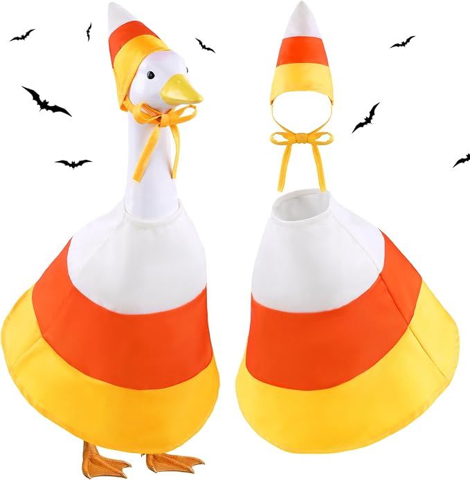 PORCH GOOSE OUTFIT - CANDY CORN