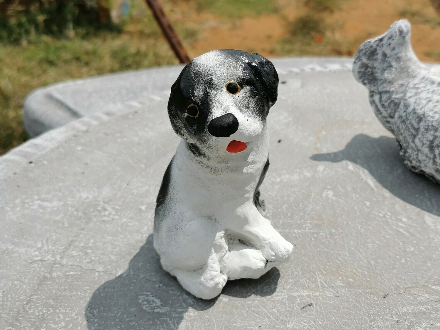 Cute doggy statue