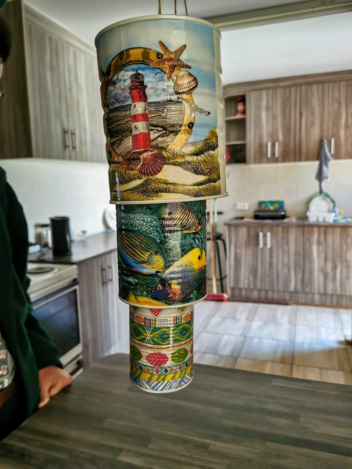 Lighthouse Tin Wind Chime