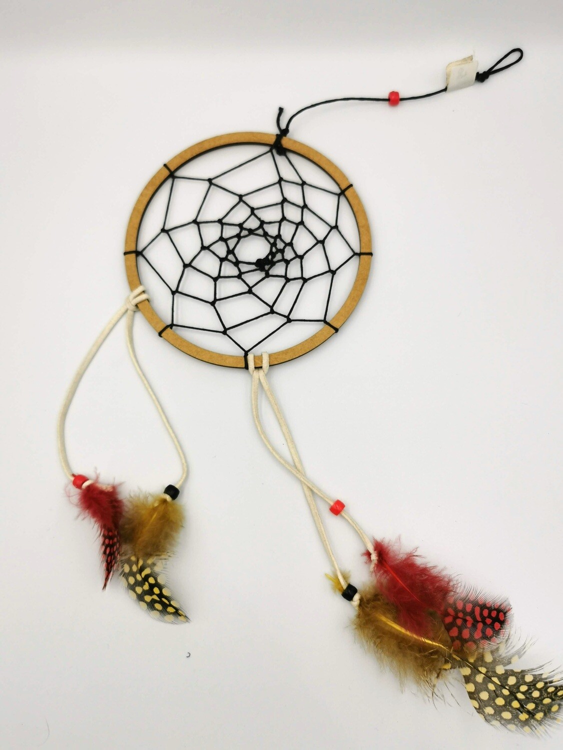 Red and Yellow Thin String 11.5 cm Dreamcatcher