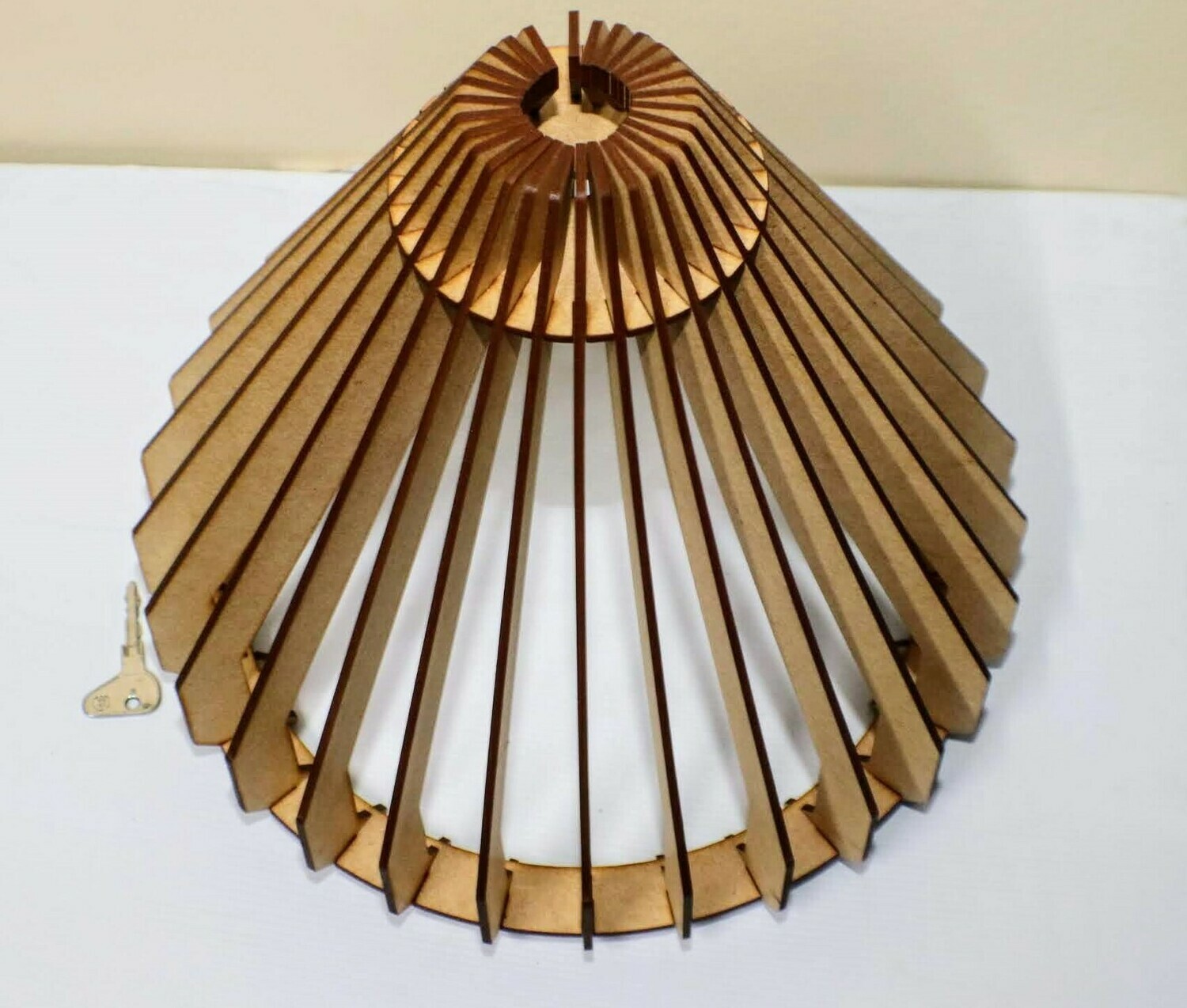Laser Cut Wooden Lampshade