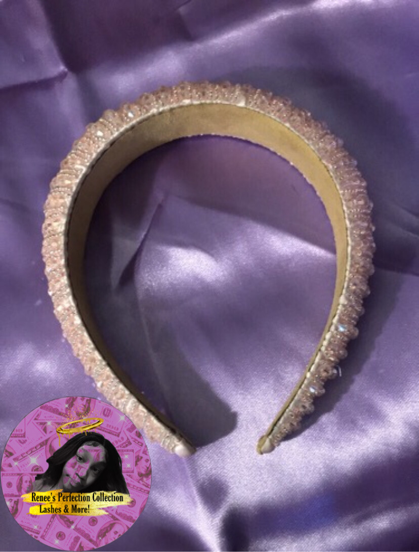 Pink Rhinestone Headband