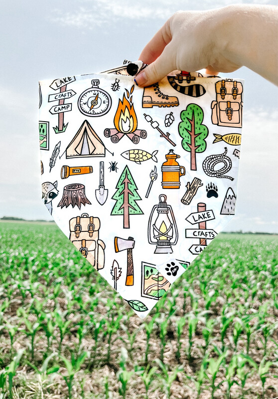 Camping Woodland - bandana 