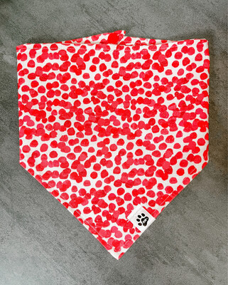 Red Glitter Dots - Bandana