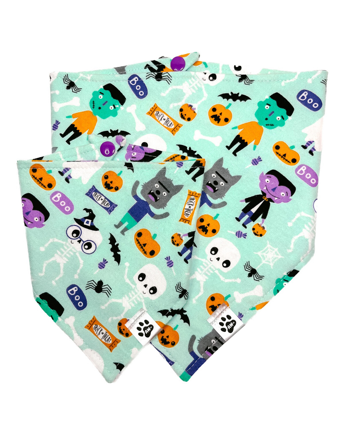Monster Friends - Flannel Bandana