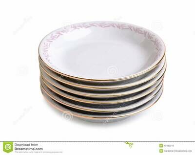 Stack Porcelain Plates