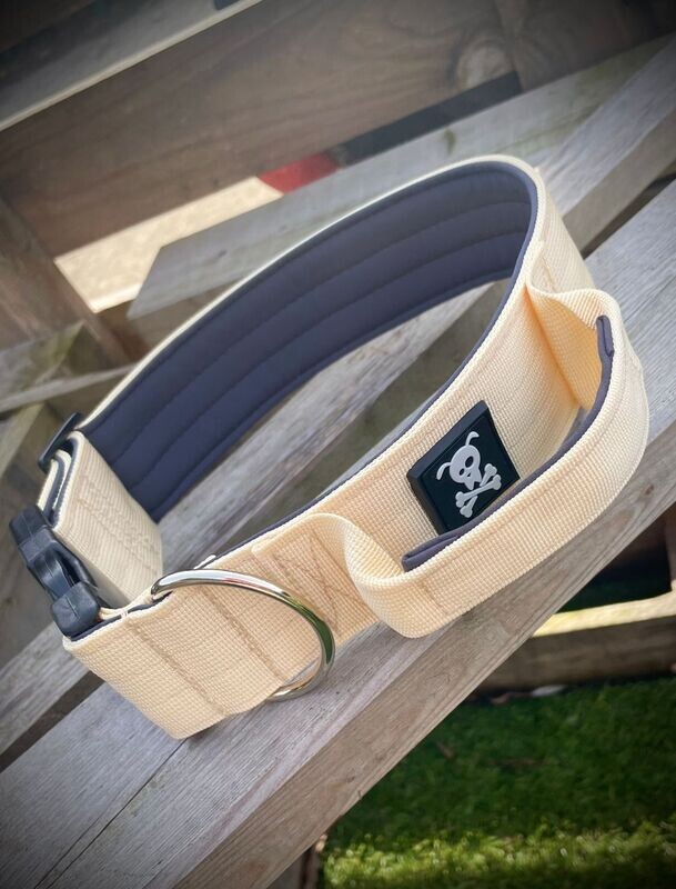 Halsband met handvat Desert Sand L
