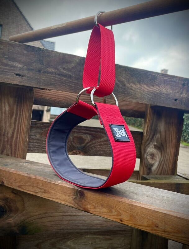 Sliphalsband Red Velvet  M
