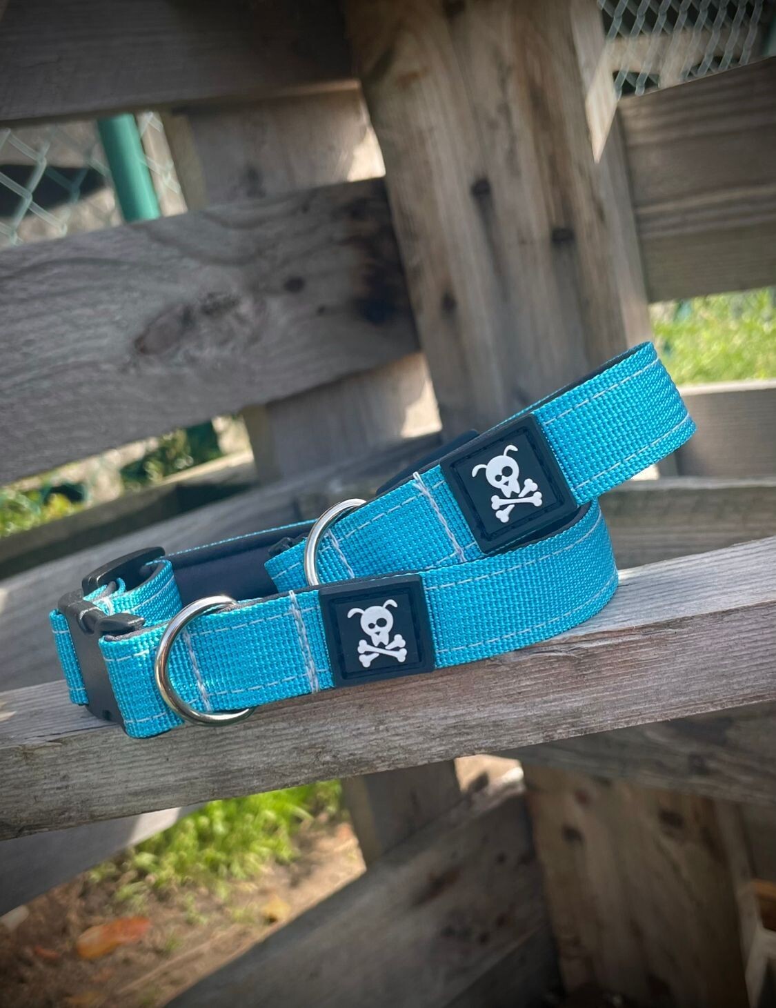 Halsband Ocean Blue  maat XS