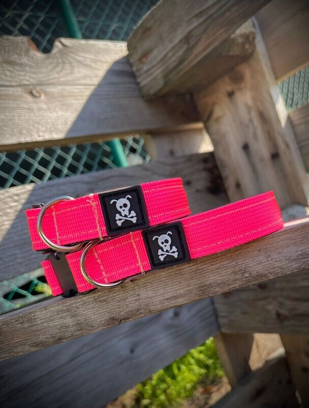 Halsband Neon Pink maat S