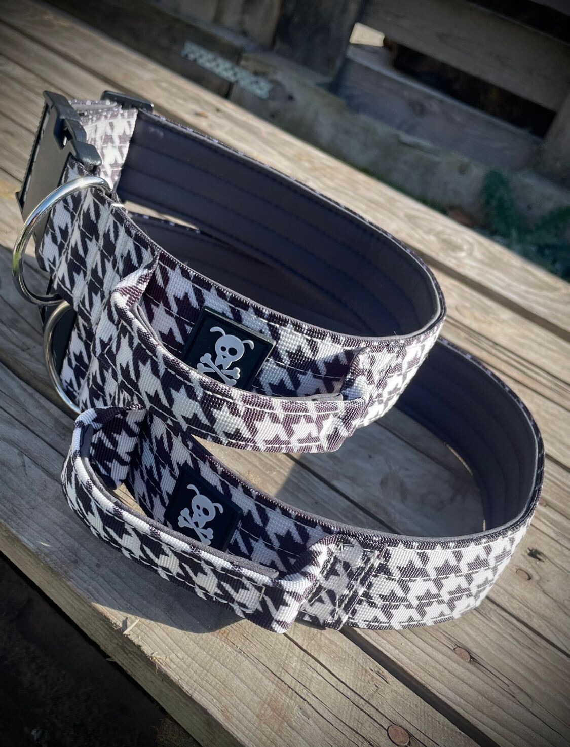 Halsband met handvat Pied de Poule M