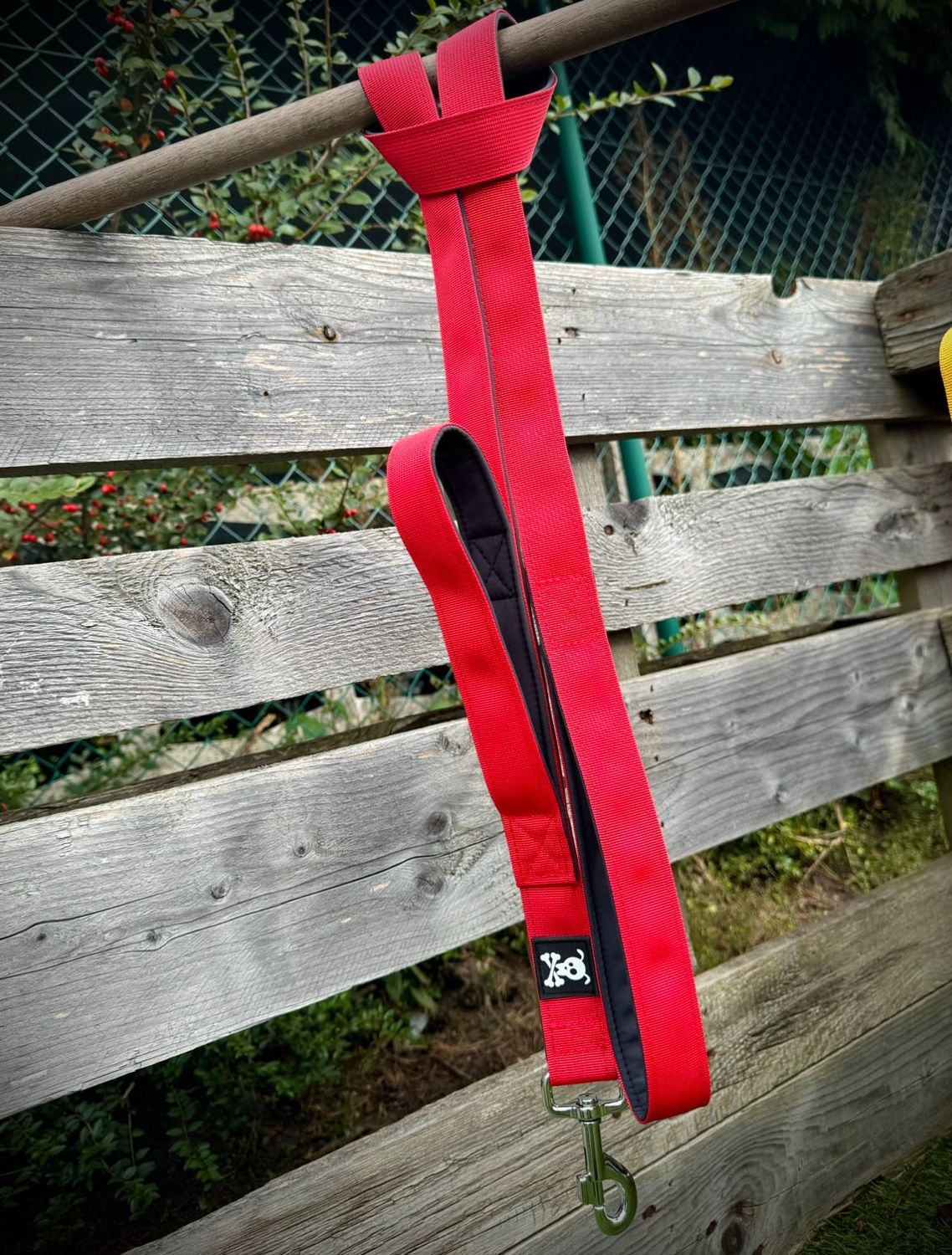 Standaardlijn met extra handvat Red Velvet!Nieuw met meedraaiende musketon!