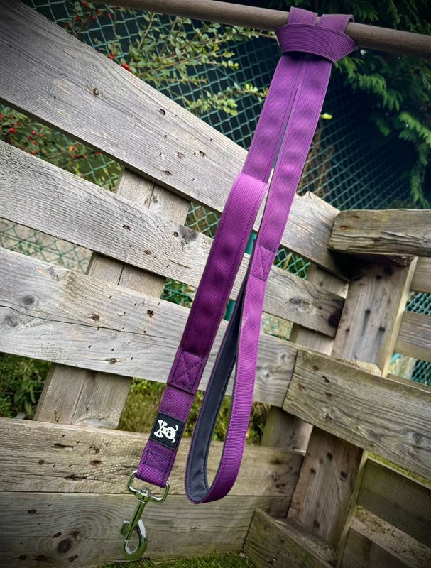 Standaardlijn met extra handvat Purple Rain!Nieuw met meedraaiende musketon!