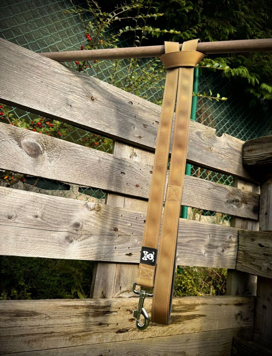 Standaardlijn Olive Gold!Nieuw met meedraaiende musketon!
